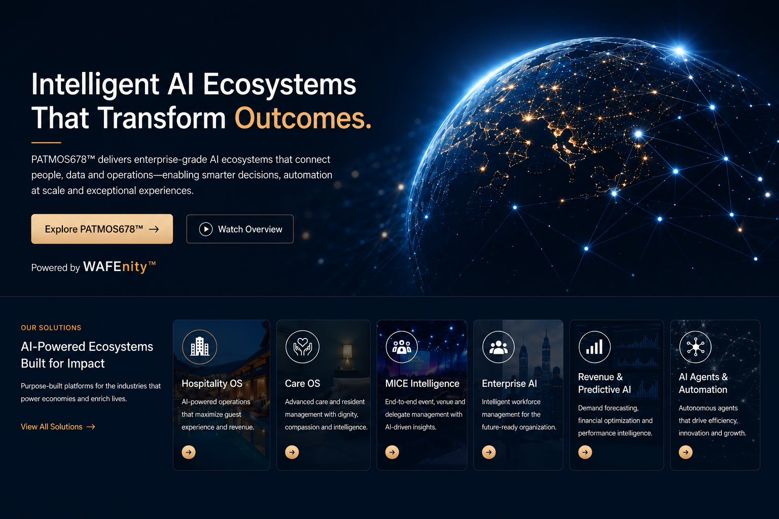 PATMOS678 AI Technology Ecosystems landing page